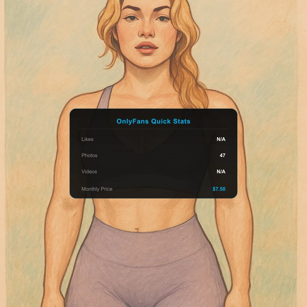 Portrait illustration + Fanfix Quick Stats overlay